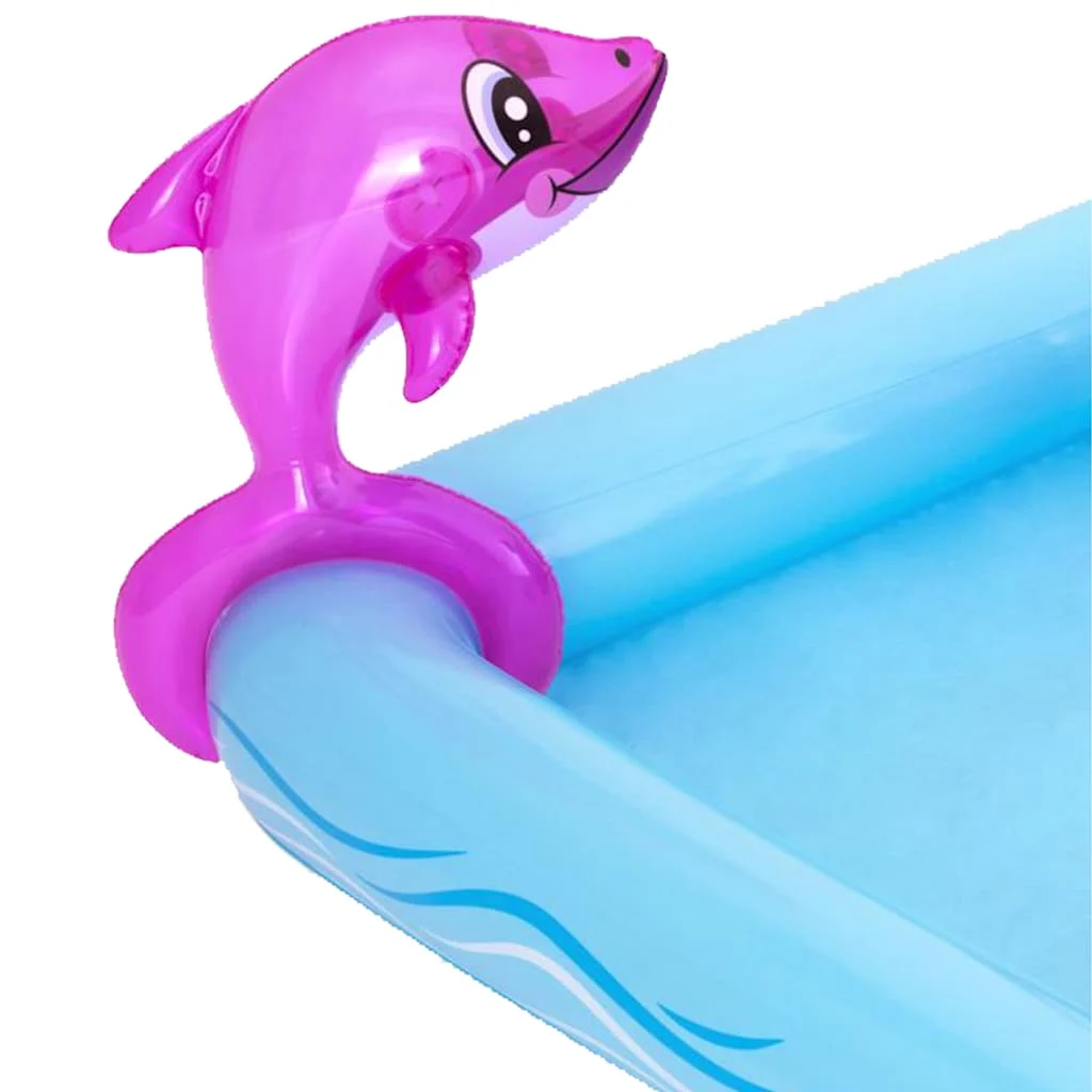 Aire de jeux aquatique gonflable 239 x 206 cm avec toboggan – vue des dimensions