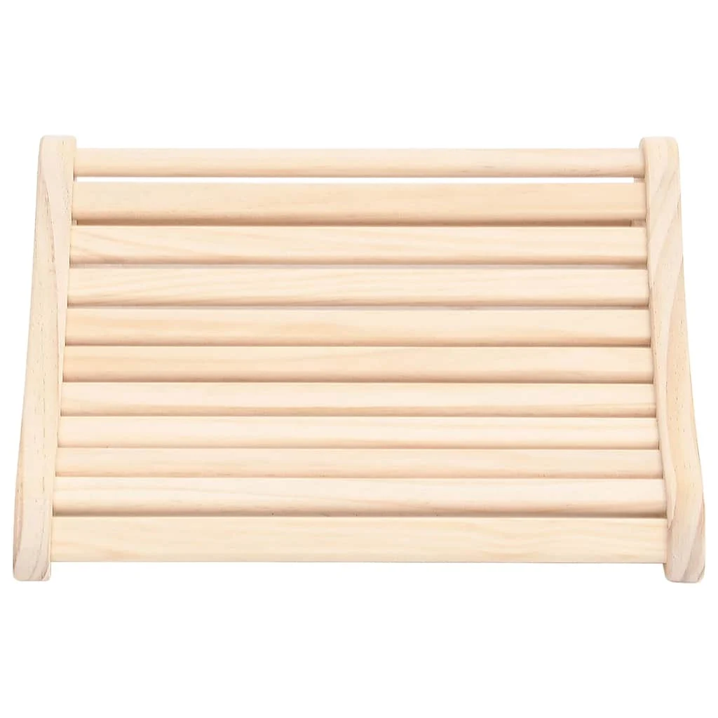 Appui-tête de sauna ergonomique en pin massif – vue d'ensemble