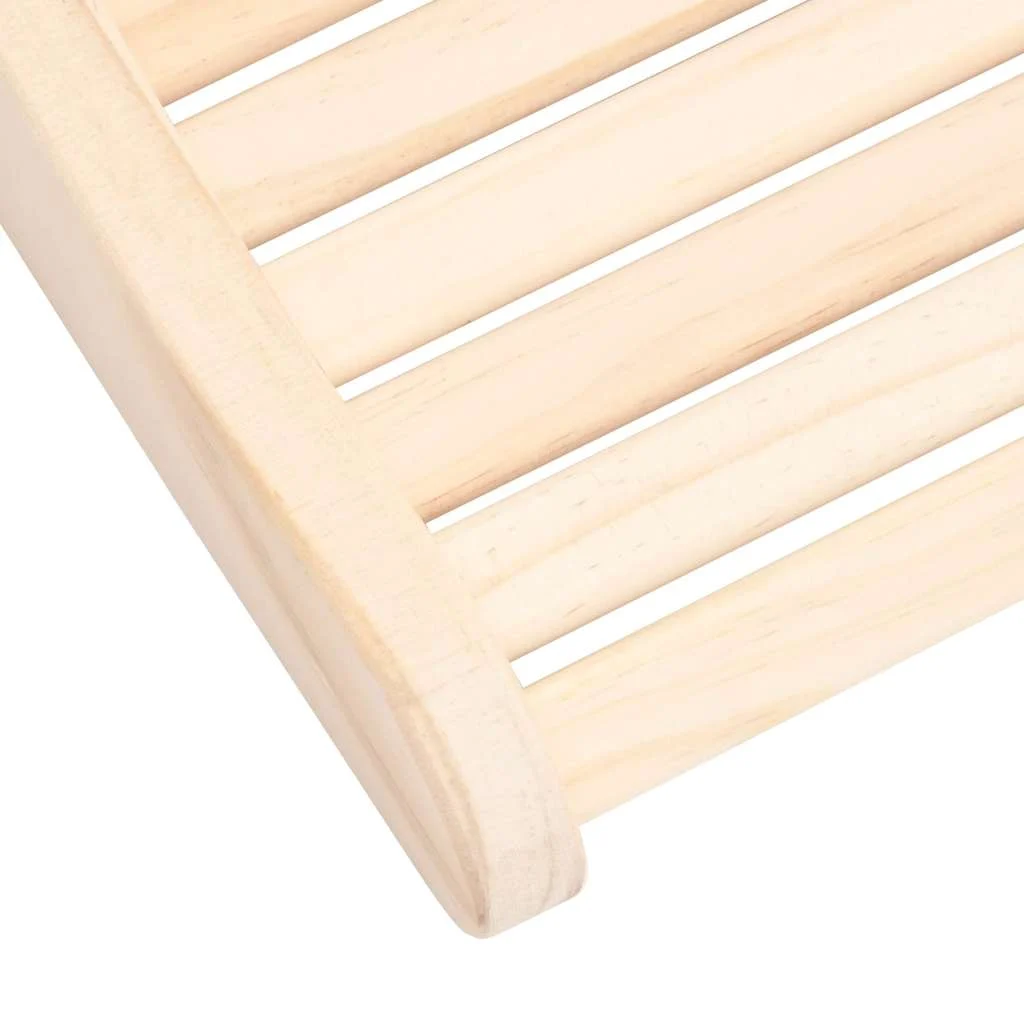 Appui-tête de sauna ergonomique en pin massif – vue en situation