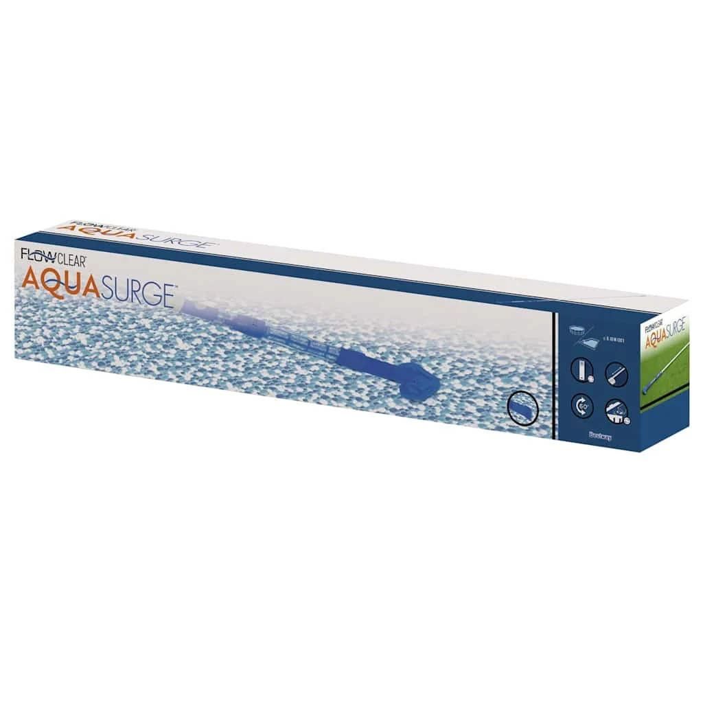 Aspirateur de piscine rechargeable USB manche 264 cm – vue rapprochée