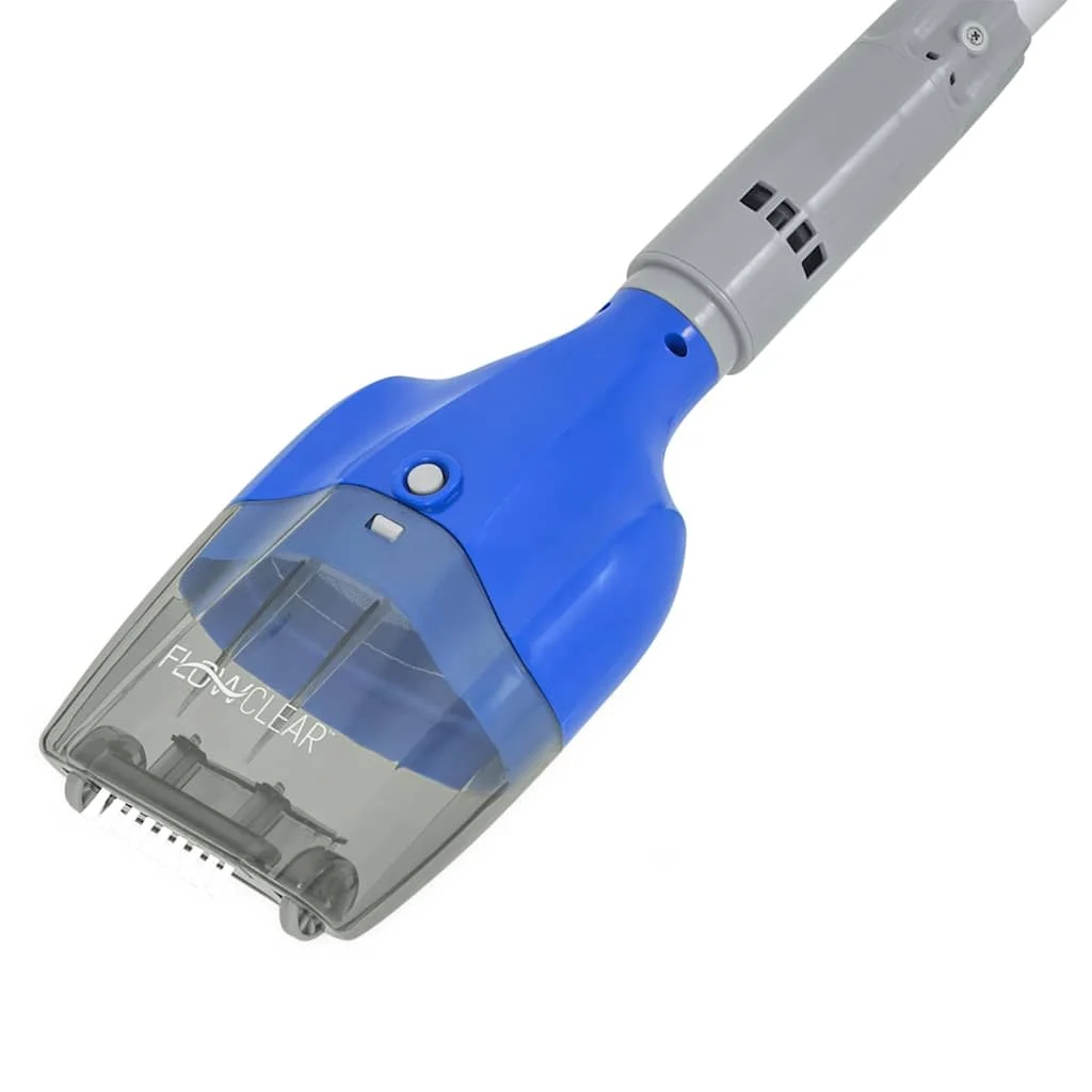 Aspirateur de piscine sans fil à piles manche 70 à 150 cm – vue des accessoires