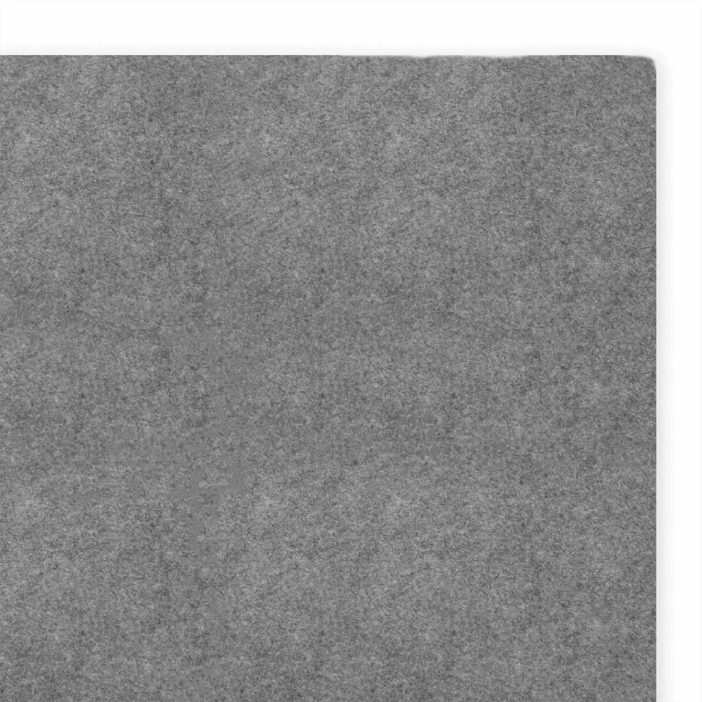 Bâche d’hivernage rectangulaire géotextile gris clair ou noire – vue de côté