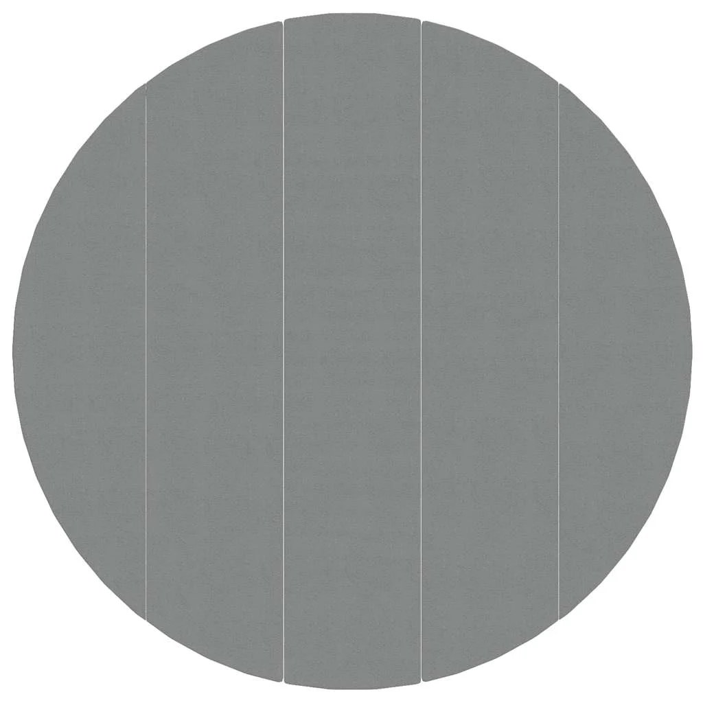 Bâche d’hivernage ronde géotextile gris clair ou noire – vue de détail