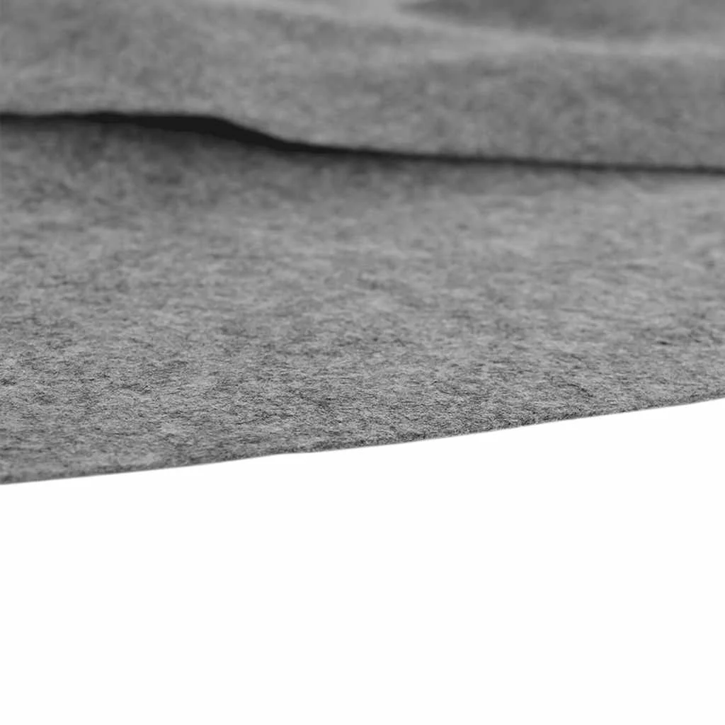 Bâche d’hivernage ronde géotextile gris clair ou noire – vue rapprochée