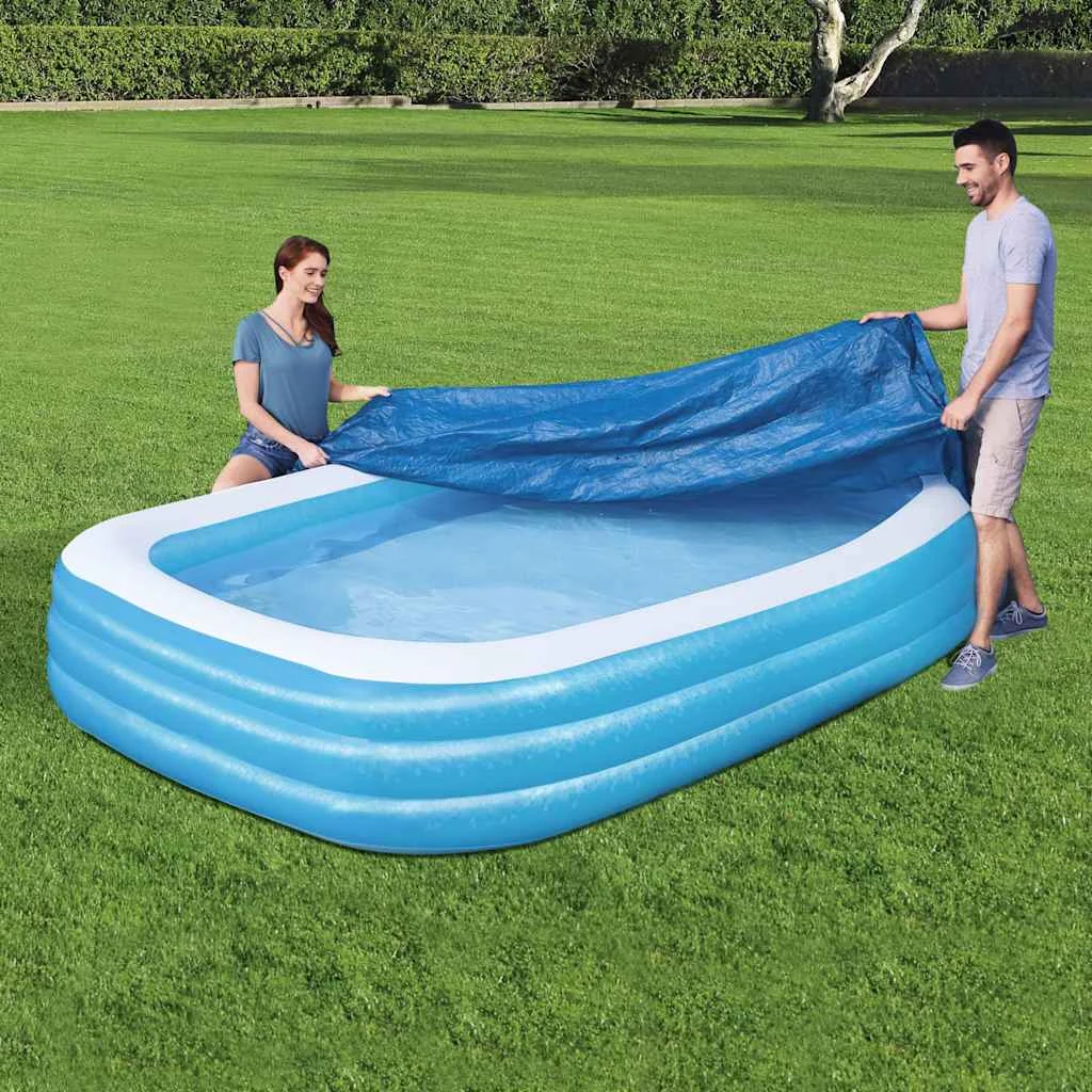 Bâche de protection piscine rectangulaire 305 x 183 cm bleue – vue principale