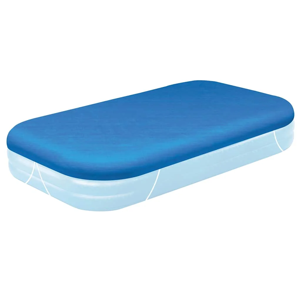 Bâche de protection piscine rectangulaire 305 x 183 cm bleue – vue d'ensemble