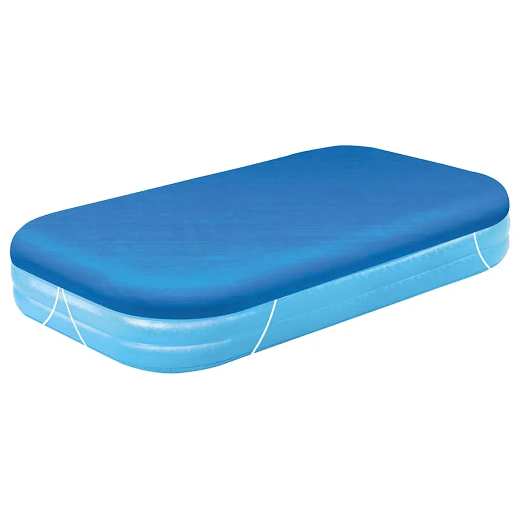 Bâche de protection piscine rectangulaire 305 x 183 cm bleue – vue de détail