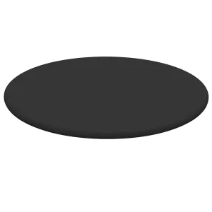 Bâche de protection piscine ronde Ø 240 cm noire – vue d'ensemble