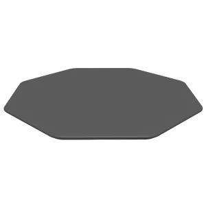 Bâche de protection piscine ronde Ø 396 cm noire – vue des dimensions