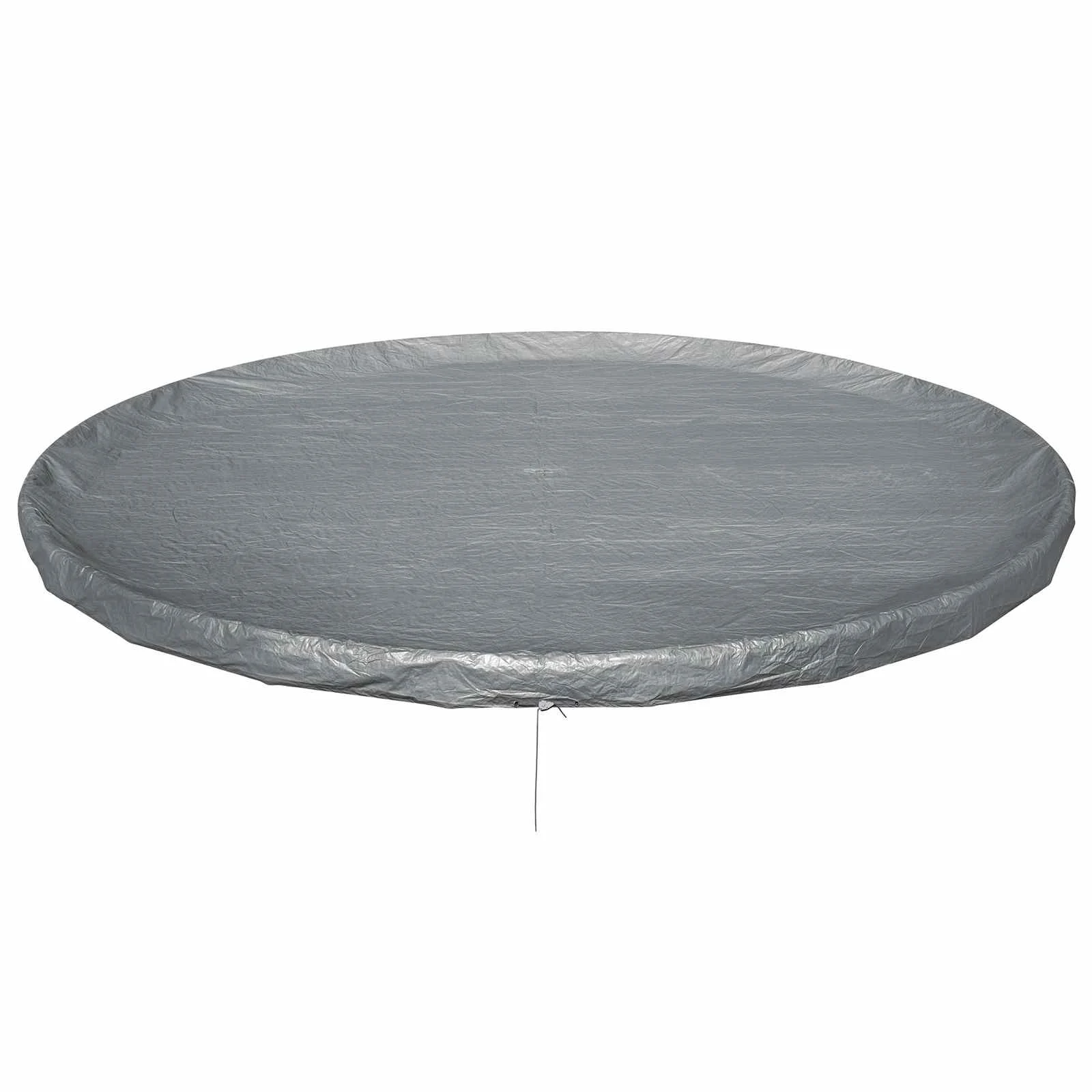 Bâche de protection ronde polyester grise de Ø 305 à 671 cm – vue d'ensemble