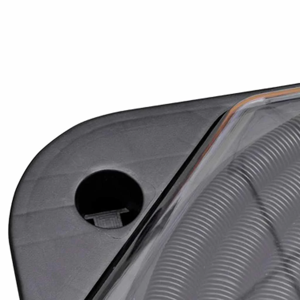 Chauffage solaire de piscine en dôme 735 W avec kit de dérivation – vue d'ensemble