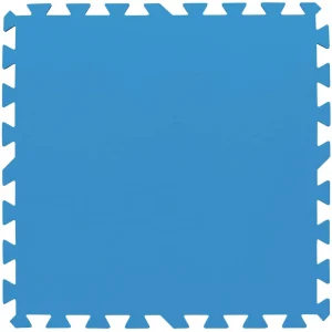 Dalles de protection de sol pour piscine 50 x 50 cm lot de 8 – vue en situation