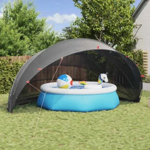 Dôme de piscine carré de 336 à 592 cm plusieurs coloris – vue principale