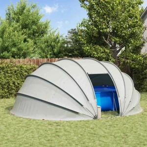 Dôme de tente de piscine 538 x 440 cm en polyester – vue principale