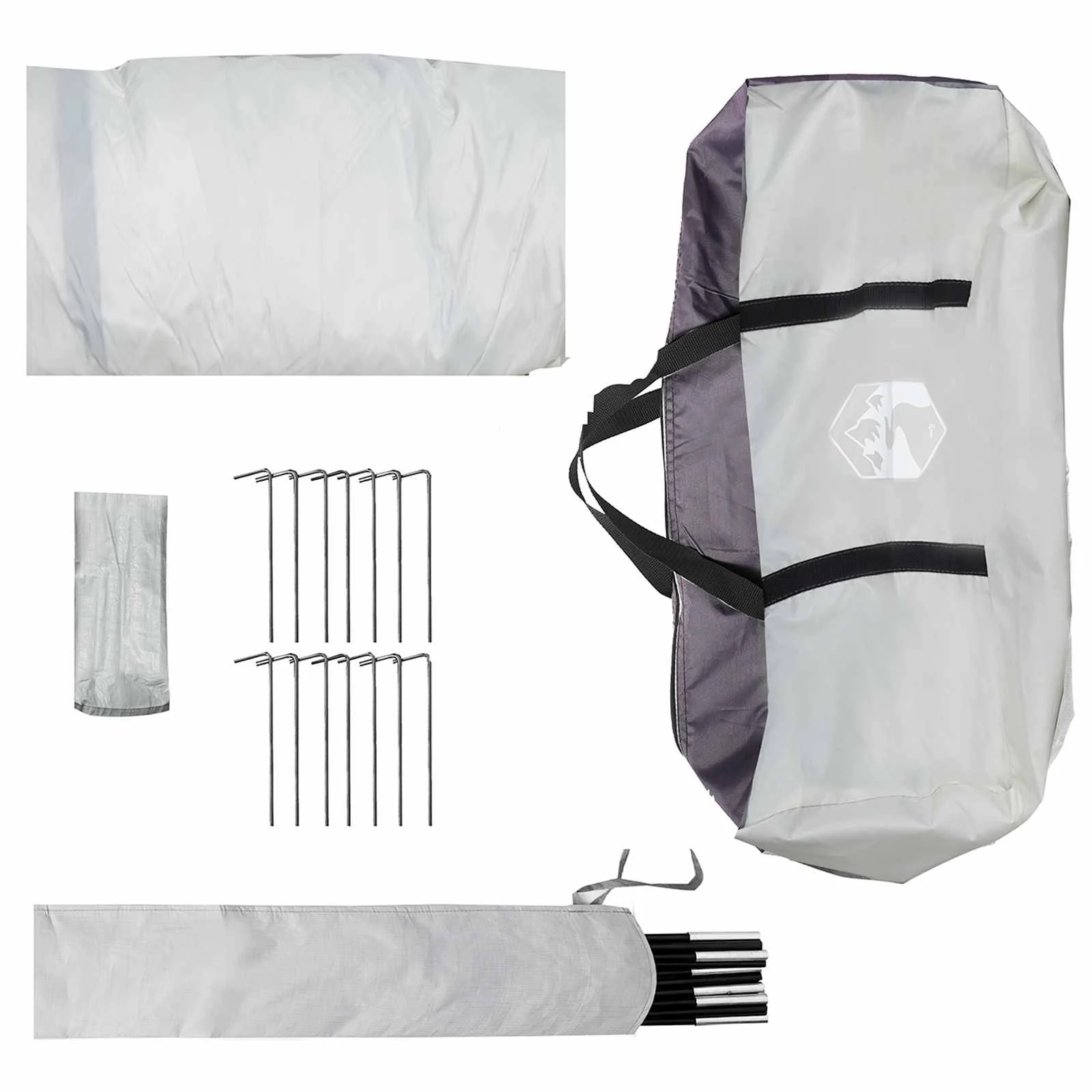 Dôme de tente de piscine 538 x 440 cm en polyester – vue complémentaire