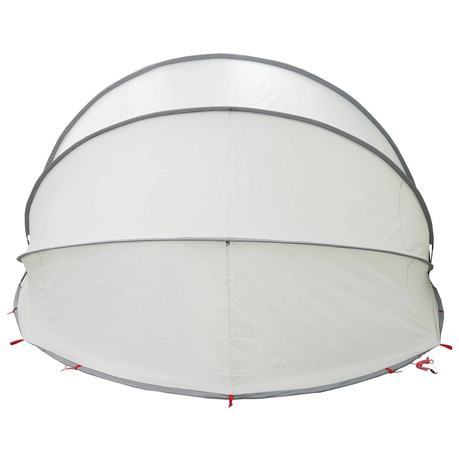 Dôme de tente de piscine 538 x 440 cm en polyester – vue de dessus