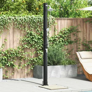 Douche solaire 20 L noire 217 cm avec douchette portable – vue principale