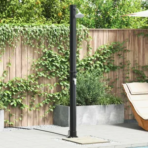 Douche solaire 20 L noire 217 cm PVC et aluminium – vue principale