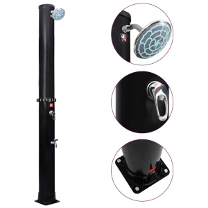 Douche solaire 40 L 220 cm avec douchette pieds – vue principale