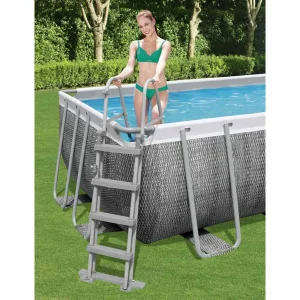 Échelle double pour piscine hors sol 84 ou 122 cm – vue principale