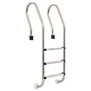 Échelle de piscine enterrée inox 304 3 marches 120 cm à sceller – vue principale
