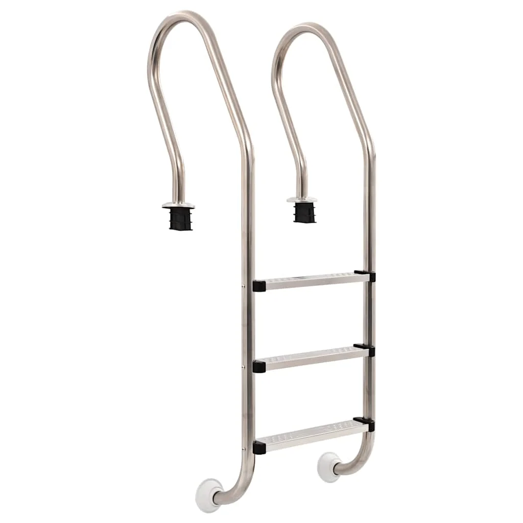 Échelle de piscine enterrée inox 304 3 marches 120 cm à sceller – vue principale