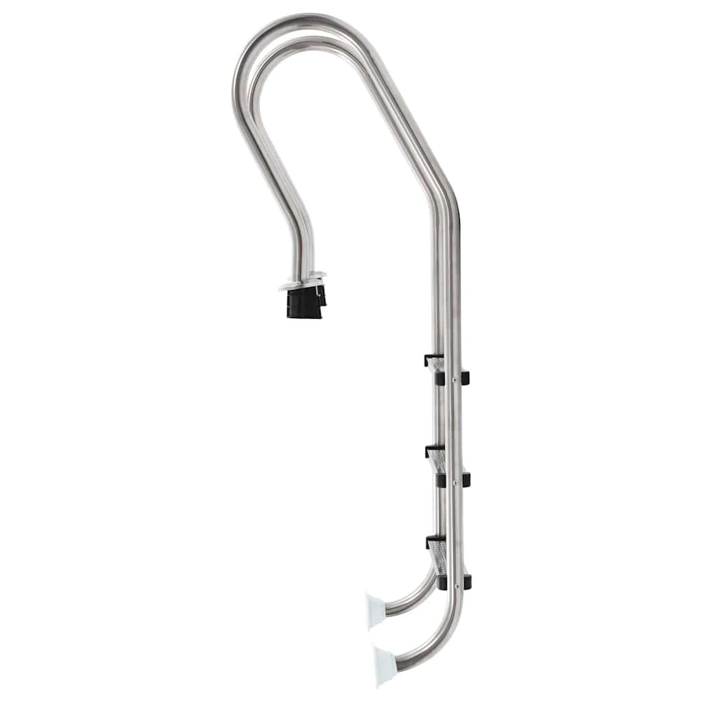 Échelle de piscine enterrée inox 304 3 marches 120 cm à sceller – vue de détail