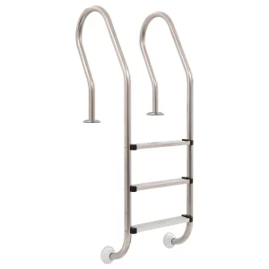 Échelle de piscine enterrée inox 304 3 marches 120 cm à visser – vue principale