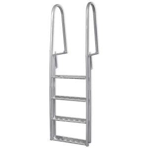 Échelle de piscine et ponton 4 marches aluminium 167 cm – vue principale