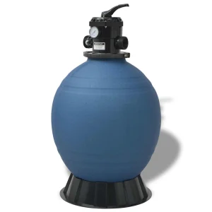 Filtre à sable de piscine Ø 56 cm bleu – vue principale
