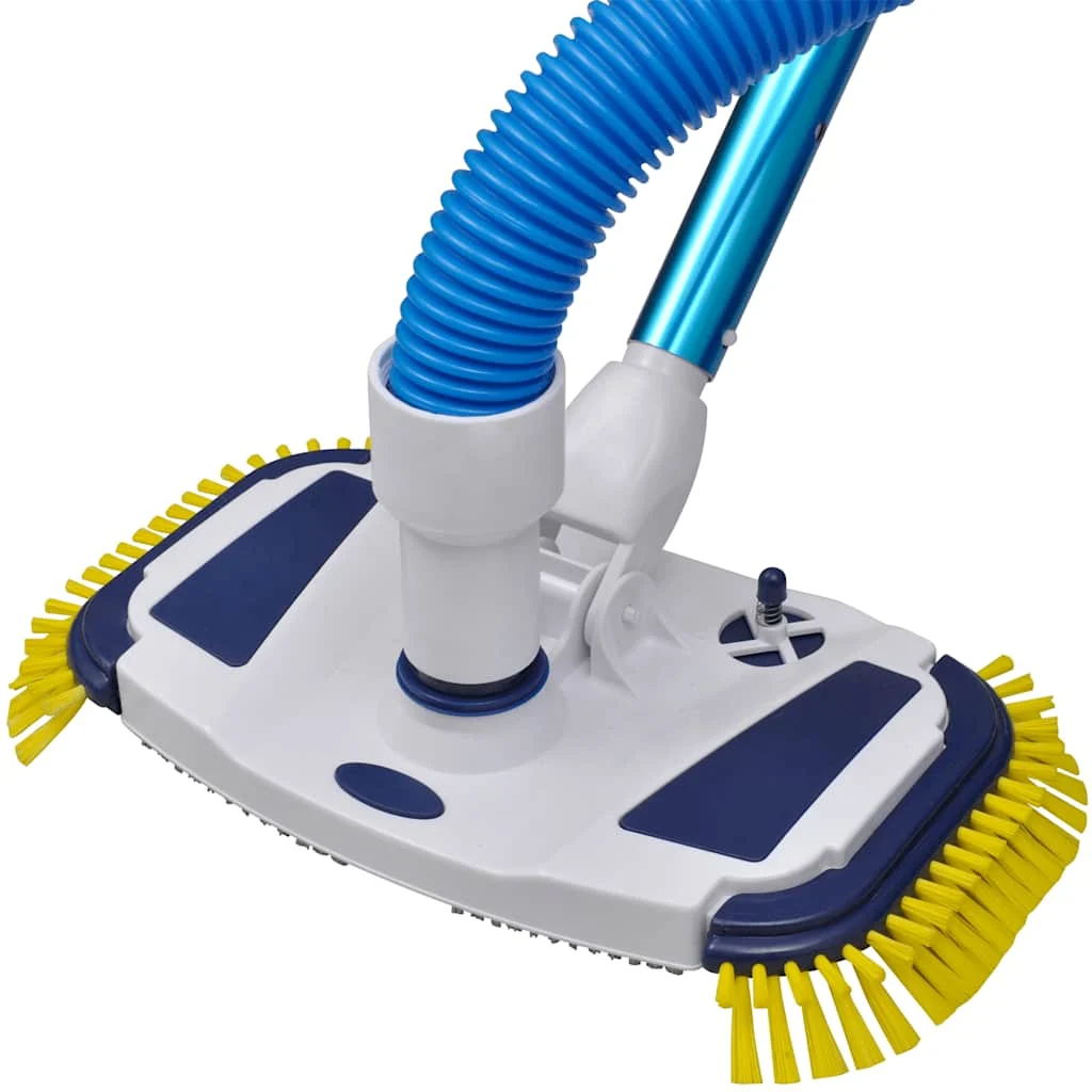 Kit aspirateur de piscine avec manche télescopique 3,6 m et tuyau 10 m – vue de côté