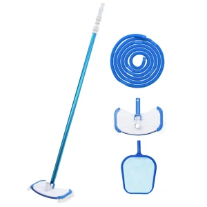 Kit d&rsquo;entretien de piscine 4 pièces tuyau 8 m – vue principale