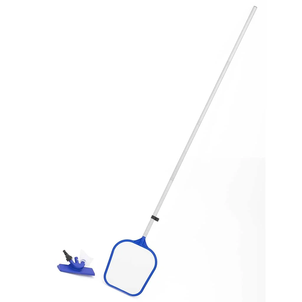 Kit d’entretien piscine hors sol avec diffuseur et thermomètre – vue de détail
