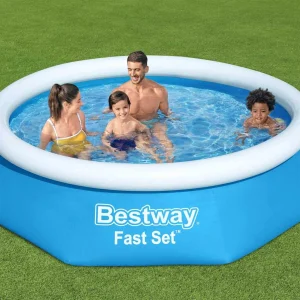 Piscine autoportante ronde 244 x 61 cm bleue – vue principale