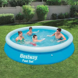 Piscine autoportante ronde 305 ou 366 x 76 cm bleue – vue principale
