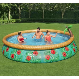 Piscine autoportante ronde 457 x 84 cm tropicale – vue principale