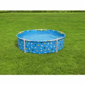 Piscine pour chien ronde 122 x 30,5 cm structure acier – vue principale