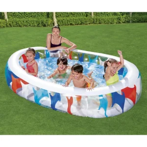 Piscine familiale gonflable ovale 229 x 152 cm 542 L – vue principale