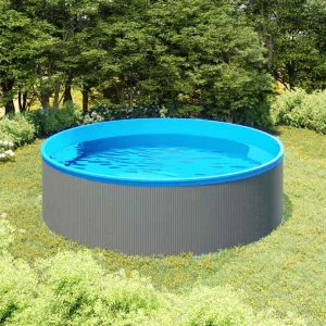 Piscine ronde à parois acier Ø 350 x 90 cm 7 200 L – vue principale