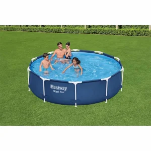 Piscine tubulaire ronde 305 x 76 cm bleue – vue principale