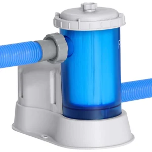 Pompe filtrante à cartouche transparente 5 678 L/h – vue rapprochée