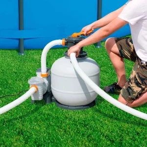 Pompe filtrante à sable 280 W 8 327 L/h avec minuterie – vue principale
