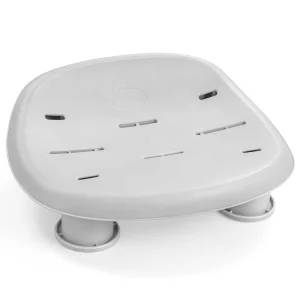 Siège de spa réglable en hauteur gris – vue principale