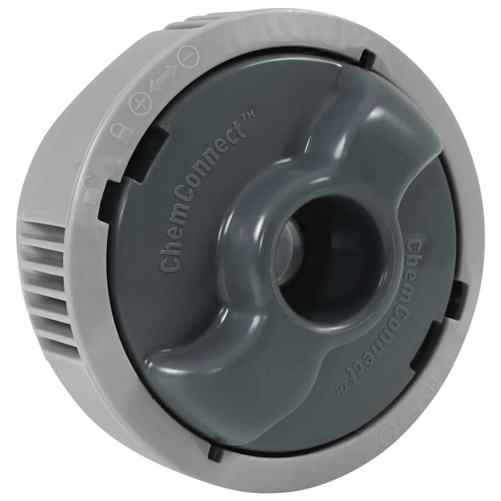 Spa gonflable rond 7 places Ø 236 cm gris clair – vue rapprochée