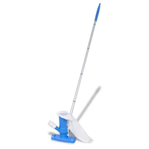 Tête d&rsquo;aspirateur de piscine bleue avec manche 1,2 m – vue principale