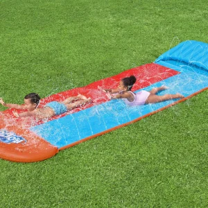 Toboggan aquatique gonflable double piste 472 cm – vue principale