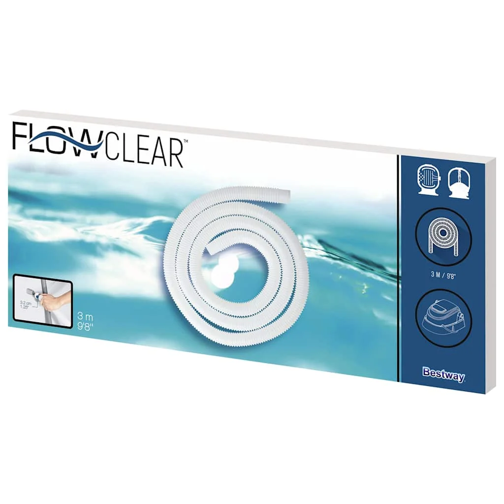 Tuyau de piscine 32 mm 3 m de rechange – vue de détail