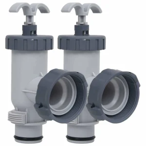 Vannes à piston de piscine hors sol 38 mm lot de 2 – vue principale