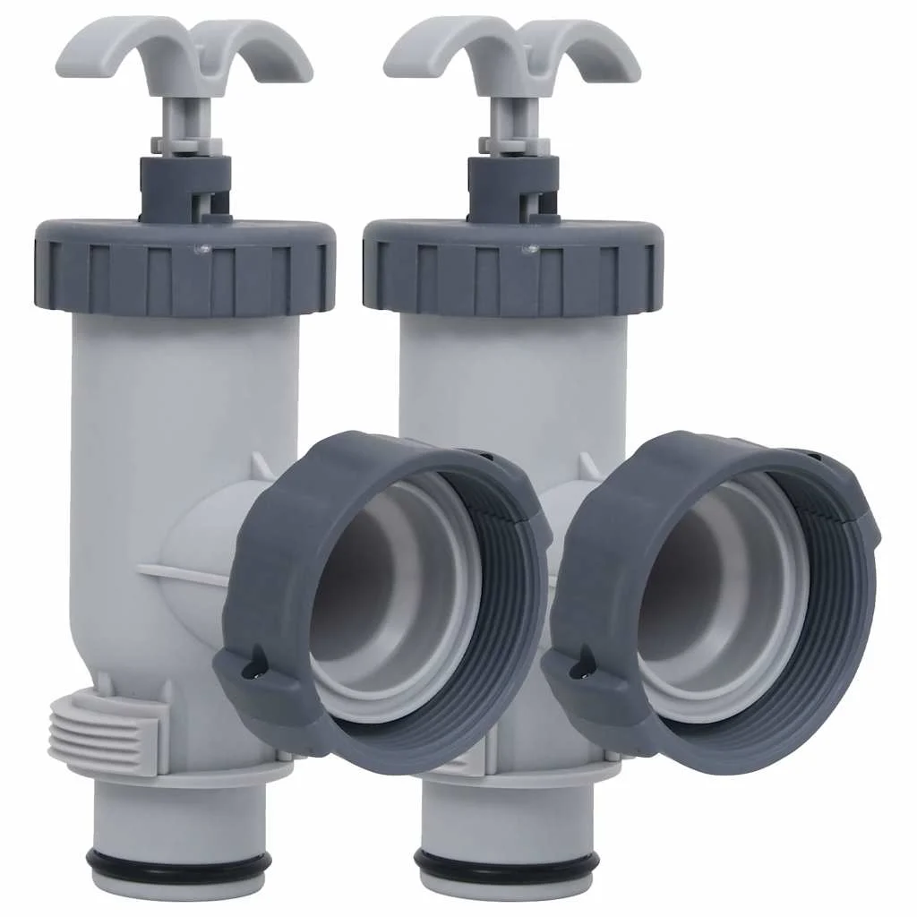 Vannes à piston de piscine hors sol 38 mm lot de 2 – vue principale